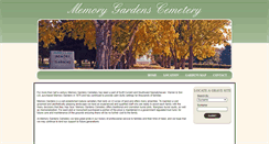 Desktop Screenshot of memorygardenscemetery.ca
